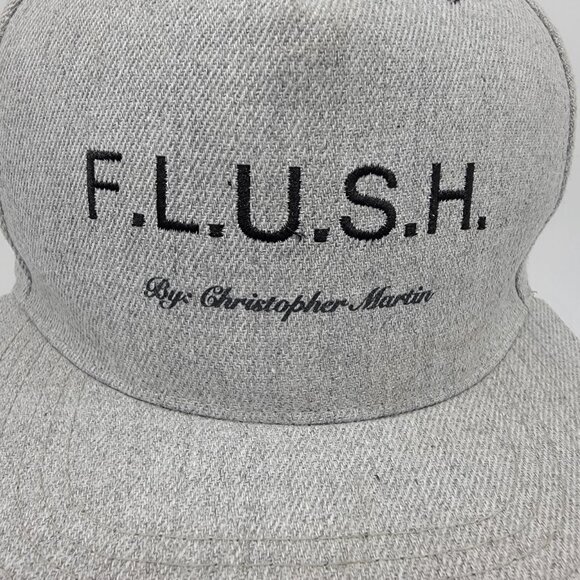 F.L.U.S.H. Flush by Christopher Martin Trucker Hat Cap Mesh Snapback Poker NWOT - Picture 2 of 5